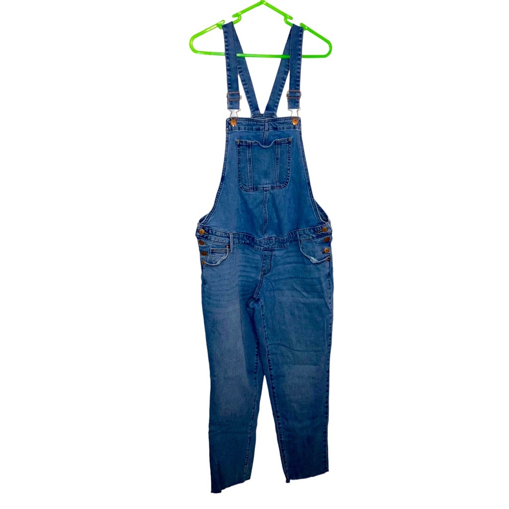 Maternity Blue Jean Overalls. Has Cut Off Bottoms. Never Worn. Size 6.